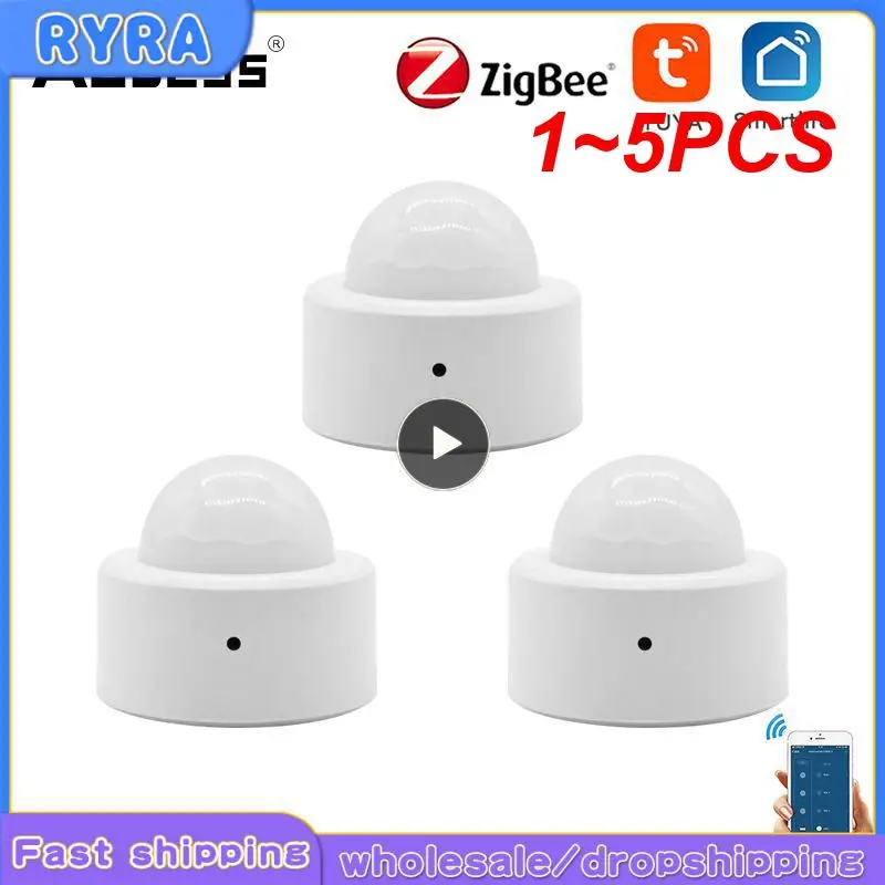 

Датчик движения человеческого тела Zigbee 3,0 Tuya Mini, инфракрасный детектор движения, умный дом, 1-5 шт.