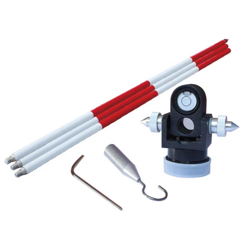 

Surveying Instrument Prism for Total Station, 103 Mini Prism With 3 Poles for Total Station