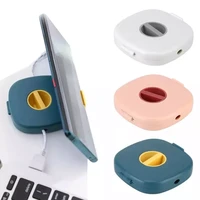 cables holder rotatable earphone winder usb cord mobile phone data cable charger wire storage box reel hubs holder cable winder