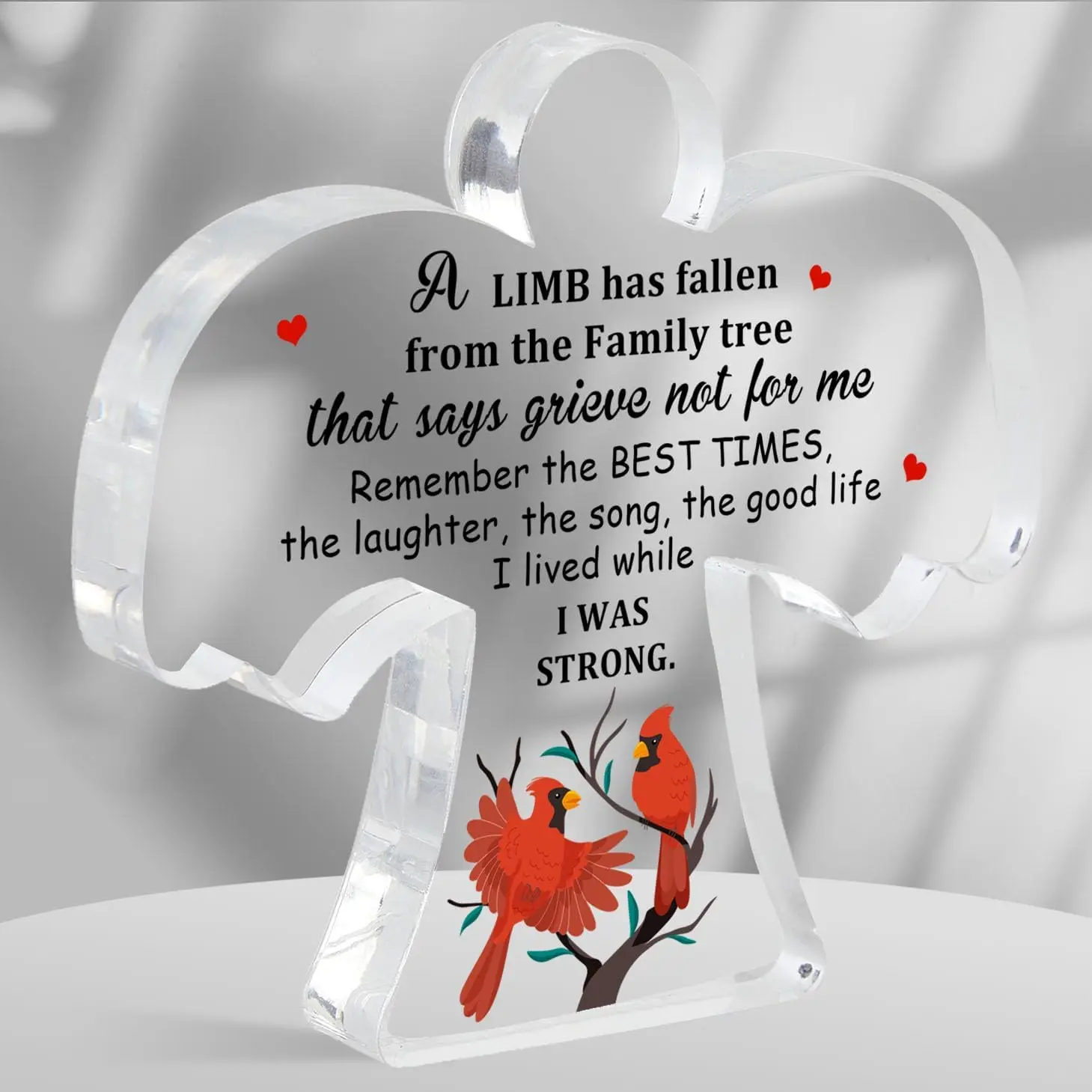 Подарочный красный епископ акриловый декор с изображением ангела для памятного