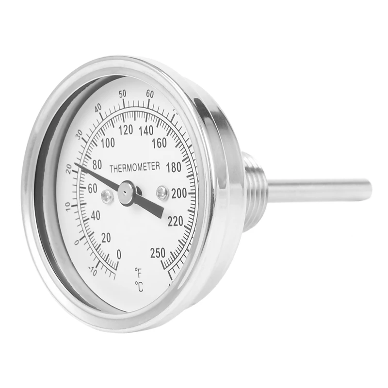 

Ts-Bx40 Thermometer Dual Gage Cooking Tools Analog Bakeware Oven F/C Stainless Steel Bbq Smoker Pit Grill Thermometer Temp Gauge