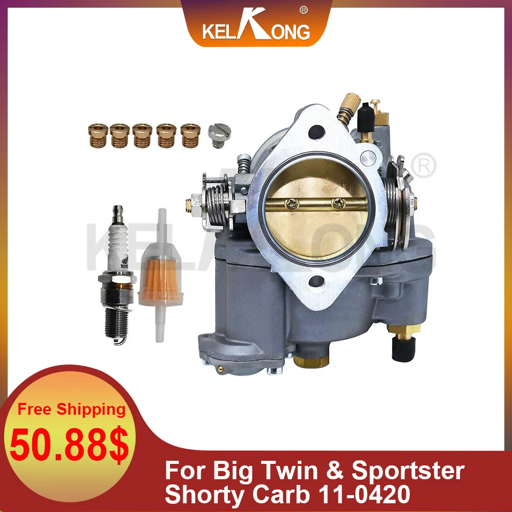 

Карбюратор KELKONG Super E для Big Twin & Sportster Short Carb 11-0420