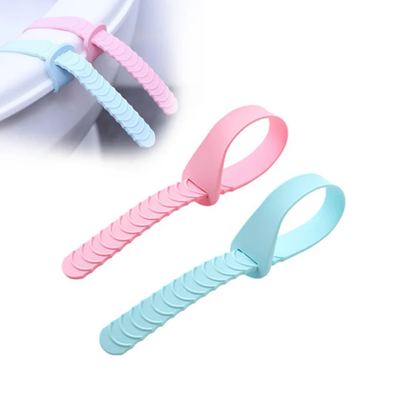 Silicone Toilet Lid Lifter Anti-Dirty Lifter Lift Toilet Lid Accessories Toilet Seat Ring Sanitary Handle Flip Handle