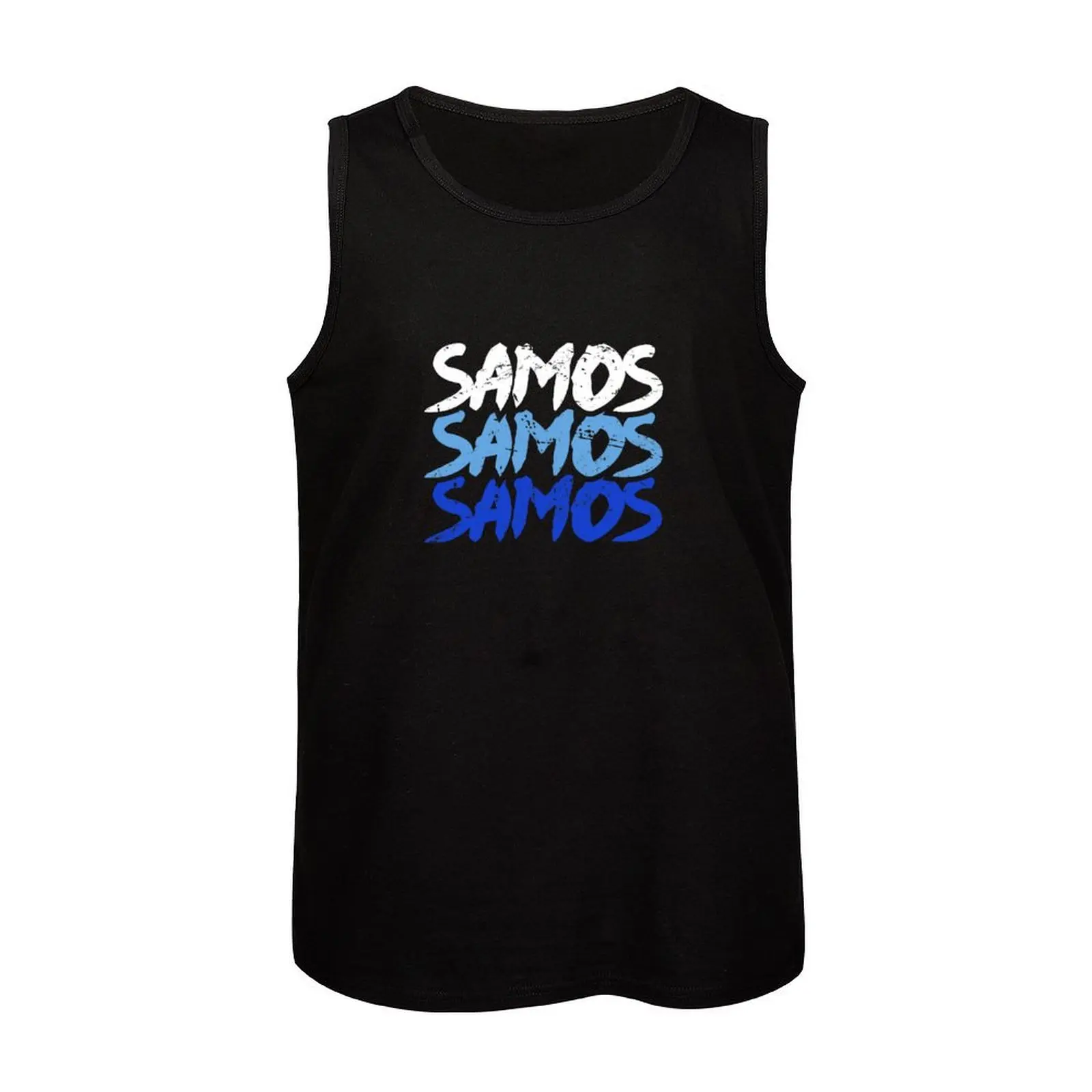 Греческий отдых/греческий остров Самос майка мужской жилет мужские топы мужская