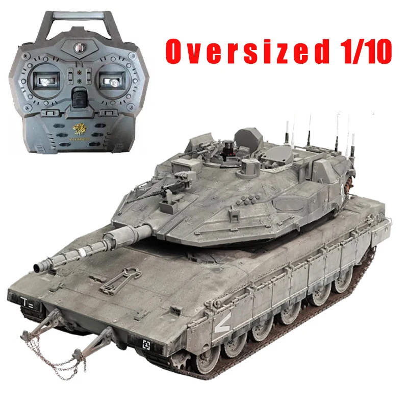 

1/10 Hooben RC Tank Model Israel Merkava 4M Main Battle Heavy Tank Metal Chassis Boys Toys Gifts for Children Kids