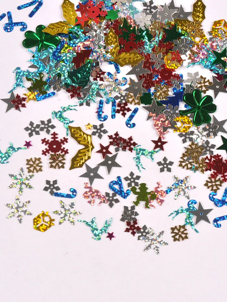 

Конфетти ПВХ для рождественской декорации 20г