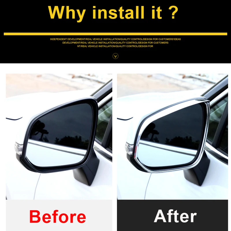 Для Toyota RAV4 XA50 2019-2022 2023 2024 RAV 4 ABS автомобильное зеркало заднего вида защита для