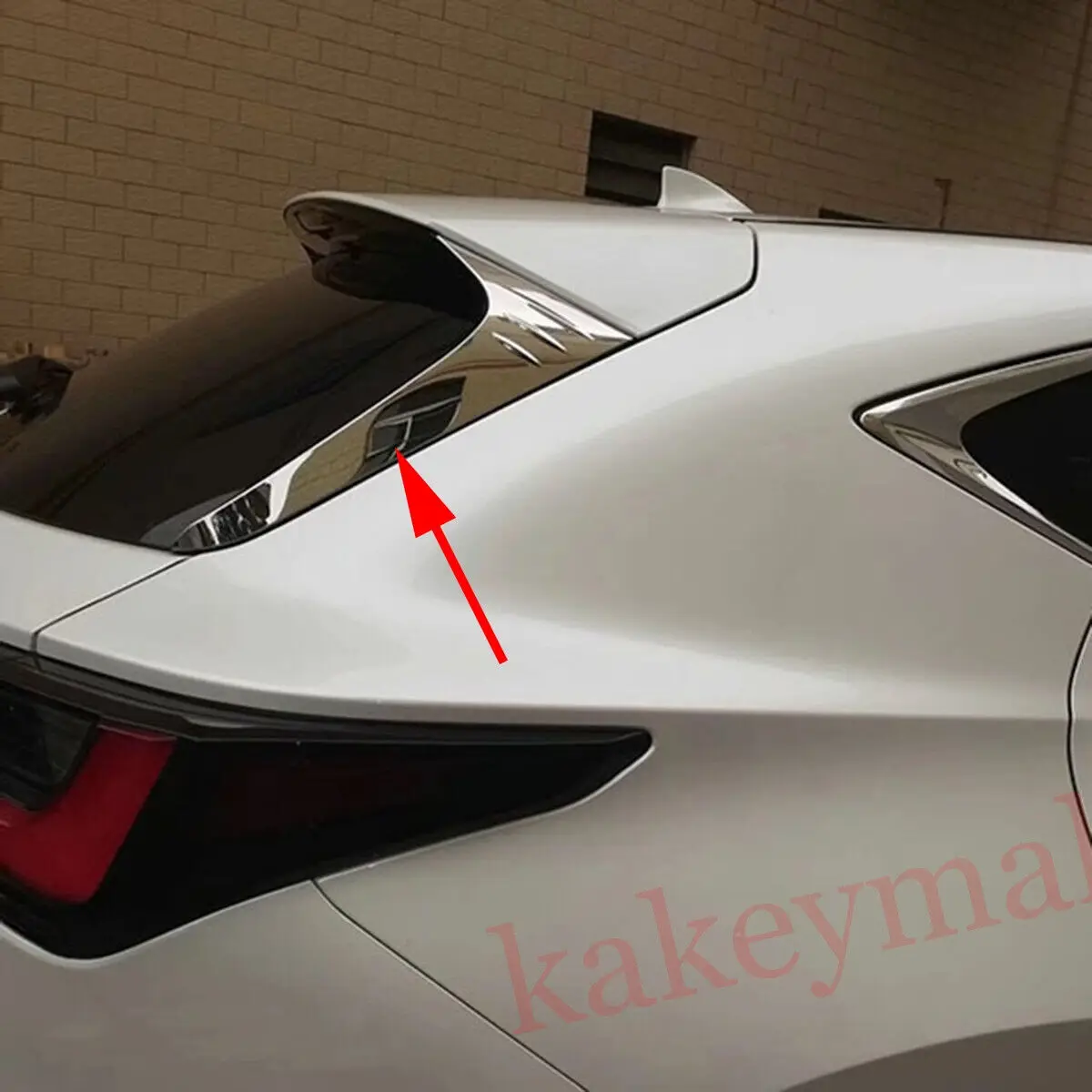 

2 шт., задний спойлер из нержавеющей стали для Lexus NX 250 350h 450h 2022 2023