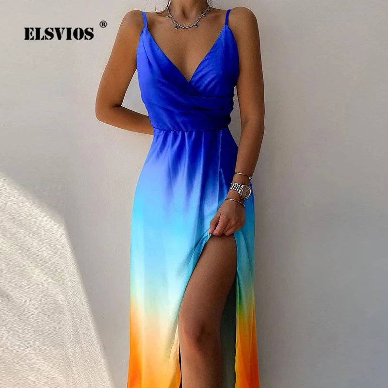 

Женское вечернее платье без рукавов, с глубоким V-образным вырезом и открытыми плечами