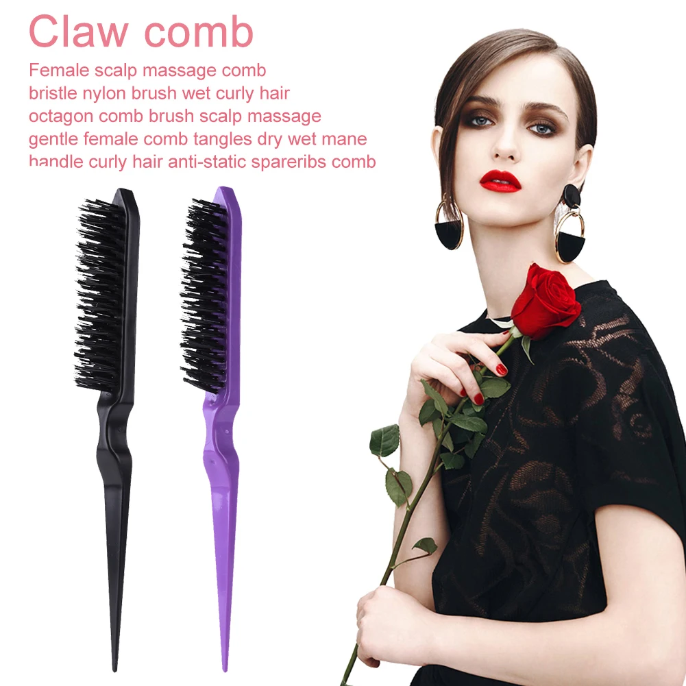 Щетка для волос с щетиной расческа расчесывания инструмент регулирования кромок