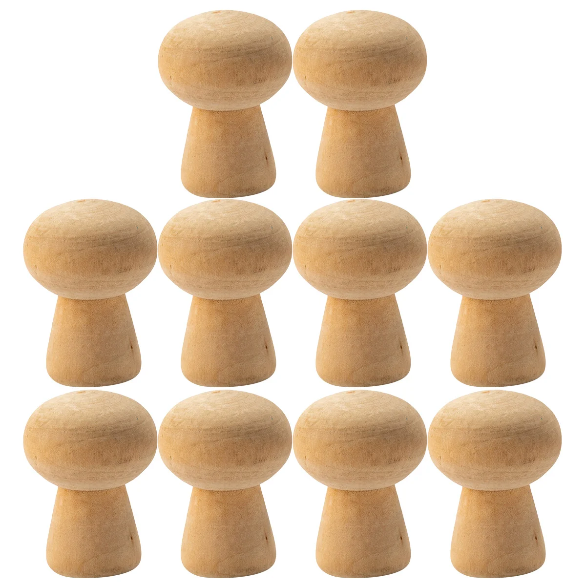 

10 Landscape Mushroom Mushrooms Unfinished Diy Painting Craft Mushroom Natural Mushroom Set