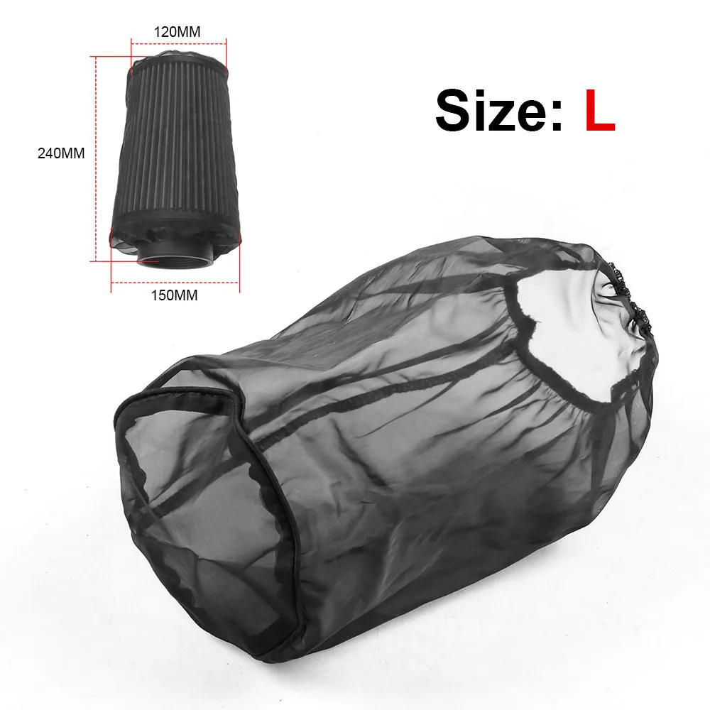 Universal Car Cone Air Filter Protective Cover Waterproof Oilproof Dustproof for High Flow Intake Filters 24x12cm | Автомобили и