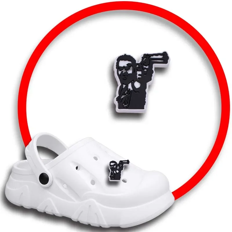 Игрушечный пистолет шармы для обуви Кроксы сандалии женские сабо булавки
