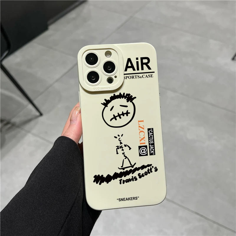 JAMES Skateboard Graffiti CactusJack Boy Phone Case For iPho