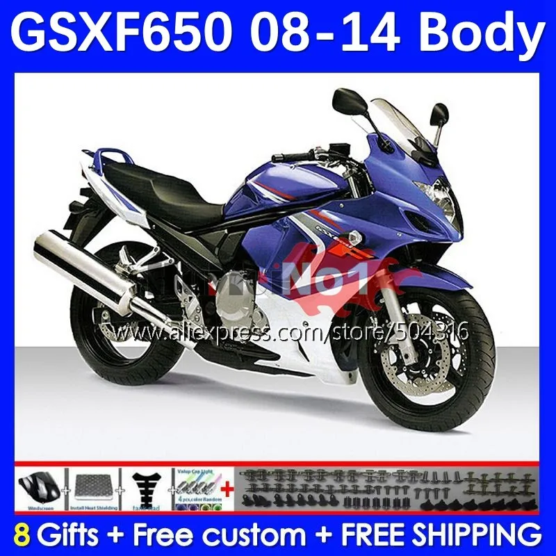 

Kit For GSX650F GSX 650F GSXF 650 F 24No.0 GSXF650 08 09 10 11 12 13 14 2008 2009 2010 2011 2012 2013 2014 Fairing Factory Blue