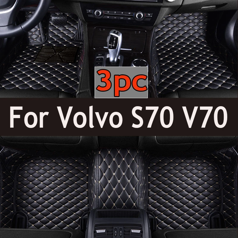 

Автомобильные коврики для Volvo S70 V70 XC 1997 ~ 2000, коврик для защиты от грязи, автомобильные внутренние детали, прочный кожаный напольный коврик, ковер, автомобильные аксессуары