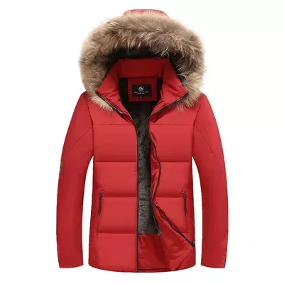 

2022New Winter Men Bomber Jacket Thick Thermal Down Cotton Parkas Male Casual Hoodies Faux Fur Collar Warm Coats 8XL 9XL,TA223
