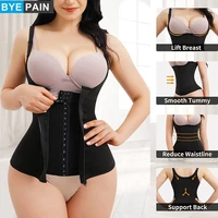 byepain women shapewear waist trainer corset underbust weight loss body shaper tummy slimming underwear sauna sweat vest
