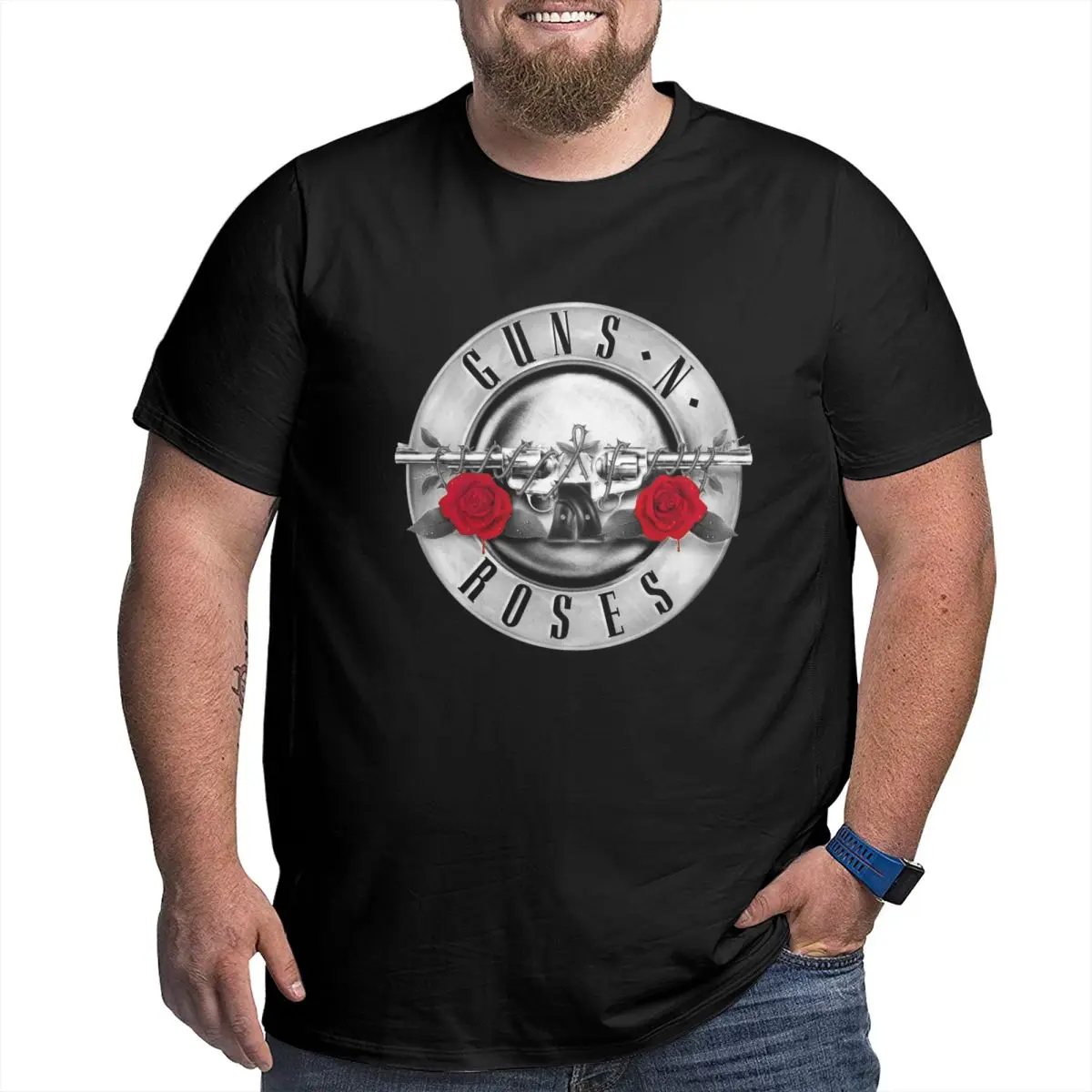 Мужская футболка Guns N Roses Band женская уличная одежда хлопковая рубашка с
