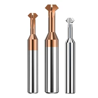 90 degree all round deburring double angular t type chamfering cutter innernal chamfer metal hole internal burr removal ncn tool