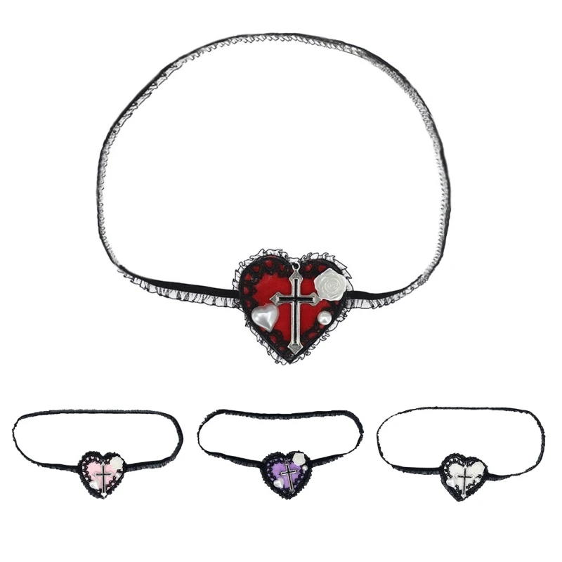 

Повязка на глаз Goths Lolit Eye Patch Lolit Eye Patch Heart Eyepatch Single Eye Mask Dropship