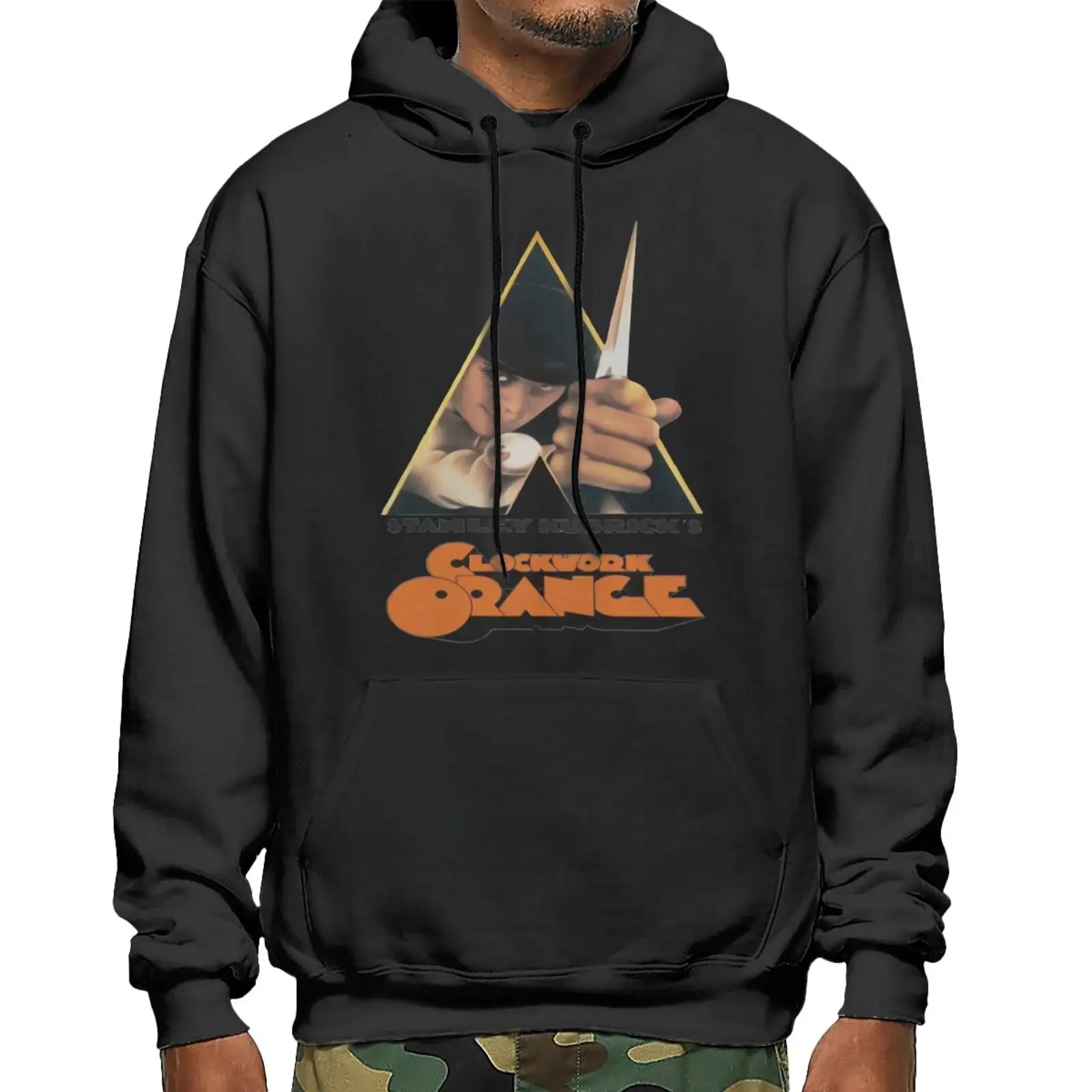 

Orange 70S Poster B168 Hoodies Men's Hoodie Sweatshirt Women Hooded Sweater Sweat Oversize Clothing Streetwear Men's Tracksuit