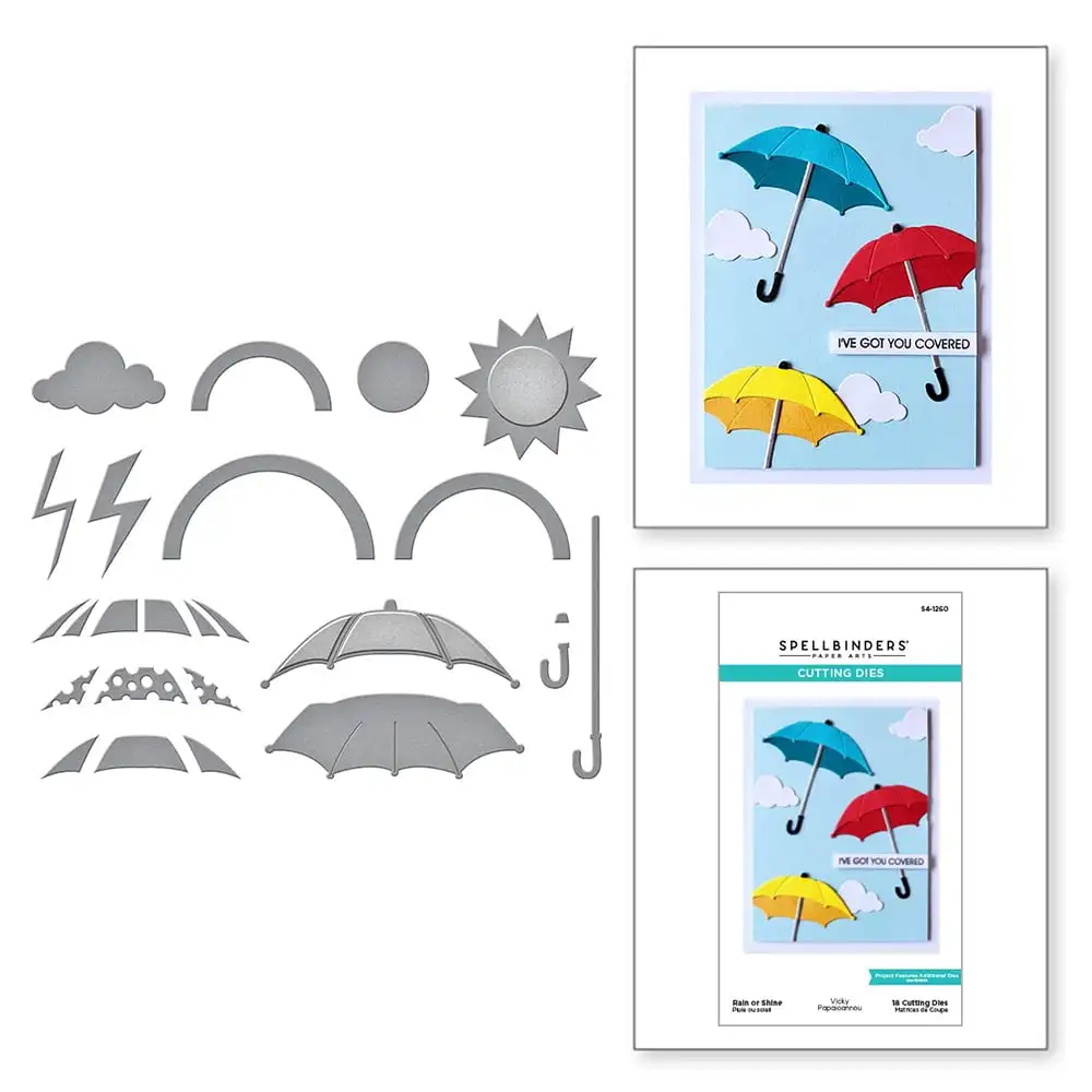 

Rain Or Shine Metal Cutting Dies Mold Craft Decoration Embossing Template DIY Paper Greeting Card Handmade 2022 New Arrivals