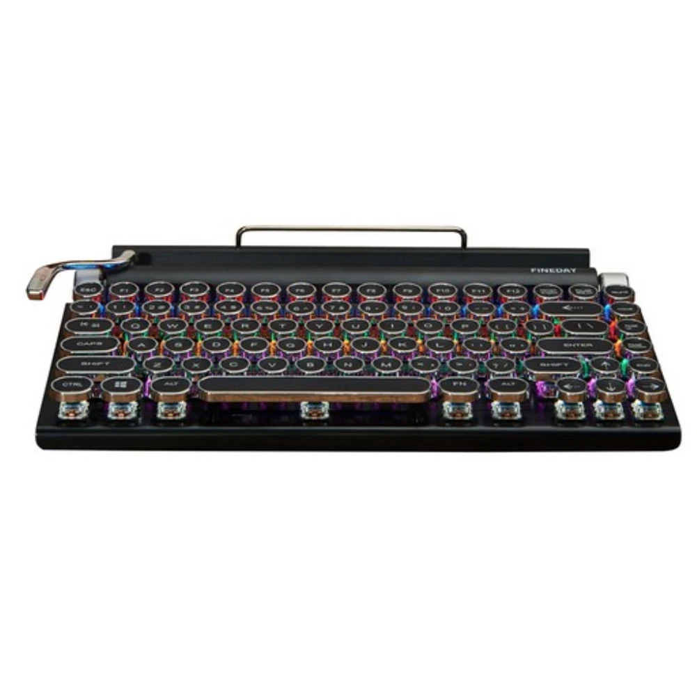 

Wireless 83 Key Mechanical Keyboard Punk Keycap Connection Mechanical Keyboard Metal Usb Connection Gaming Keyboards