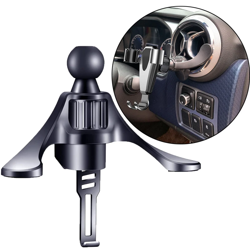 

Car Phone Holder Base Universal 17/15/13mm Ball Head for Round Shape Car Air Vent Clip Magnetic Gravity Car Mount Phone Stand