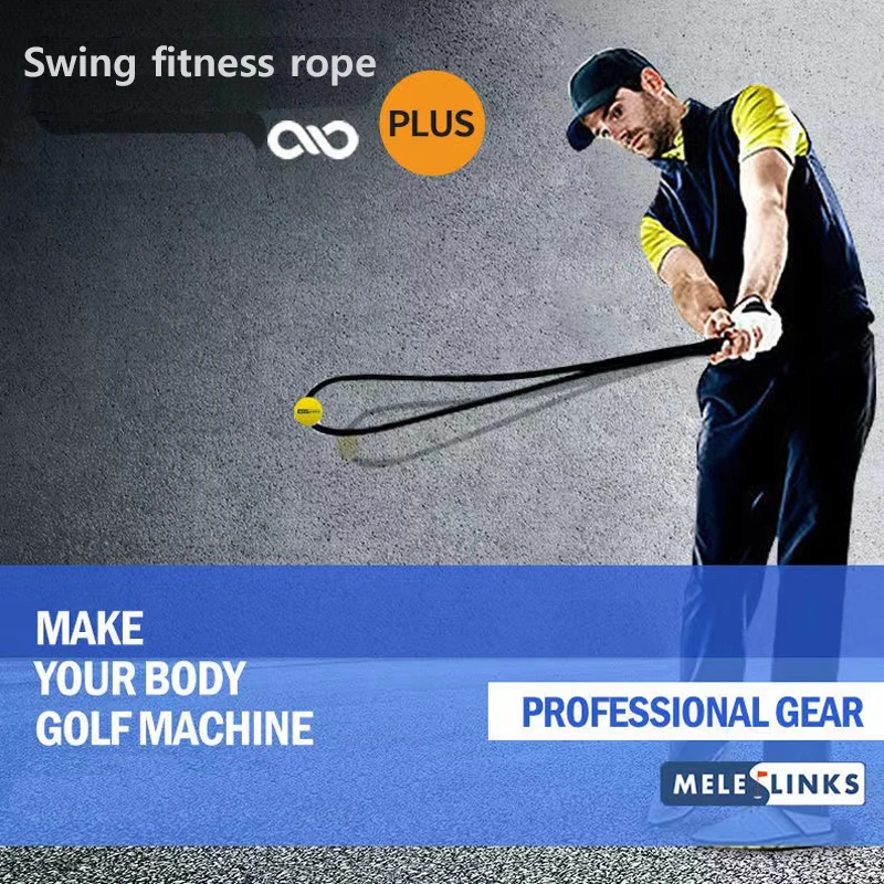 

Golf Swing Fitness Rope Flight Distance Training PLUS Swing Exerciser Posture Correction Golf Trainer 골프 스윙연습기