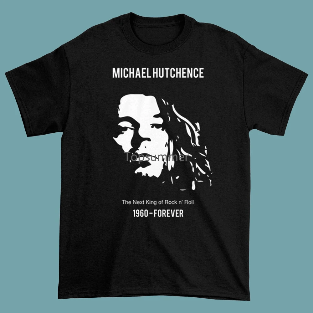 

Michael Hutchence Inxs King Of Rock Men T-Shirt Black Tee 1F1232