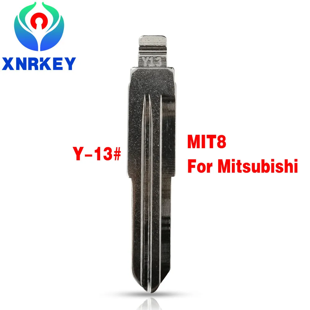 

XNRKEY 10 Pcs Type Y-13 MIT8 MIT4R Replacement Car Key Blade for Mitsubishi