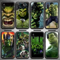 marvel avengers superhero hulk phone case for xiaomi mi note 10 lite mi 9t pro xiaomi 10 cc9 9se
