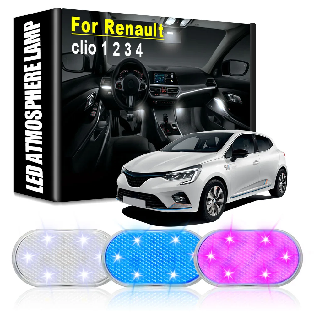 

Car LED Atmosphere Lights Car Rechargeable Touch led Lamps Automotive Goods Car Accessories Auto Tools for Renault clio 1 2 3 4