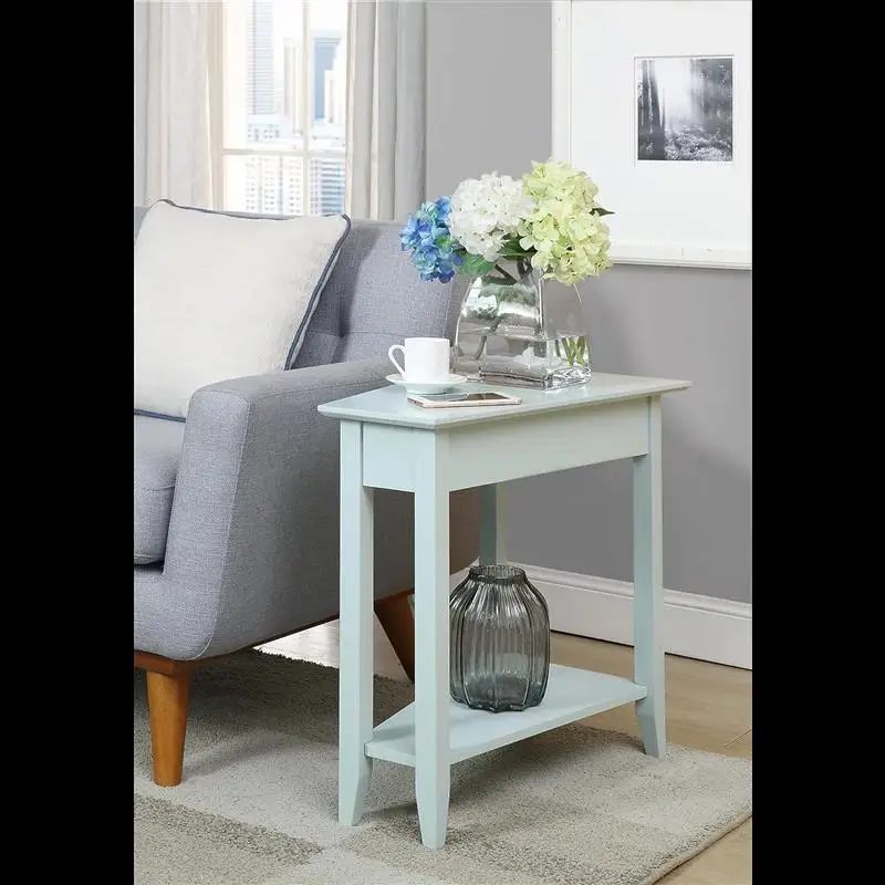 

Столик с клиновидным цоколем, небольшие журнальные столики, журнальный столик, угловой столик, с полкой, небольшое пространство, гостиная