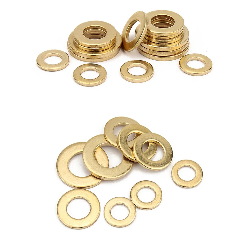 10pcs/Set Brass Washers Cushion Rings Gaskets for Benchmade Adamas 273 Folding Knife DIY Making Accessories Parts Open Close