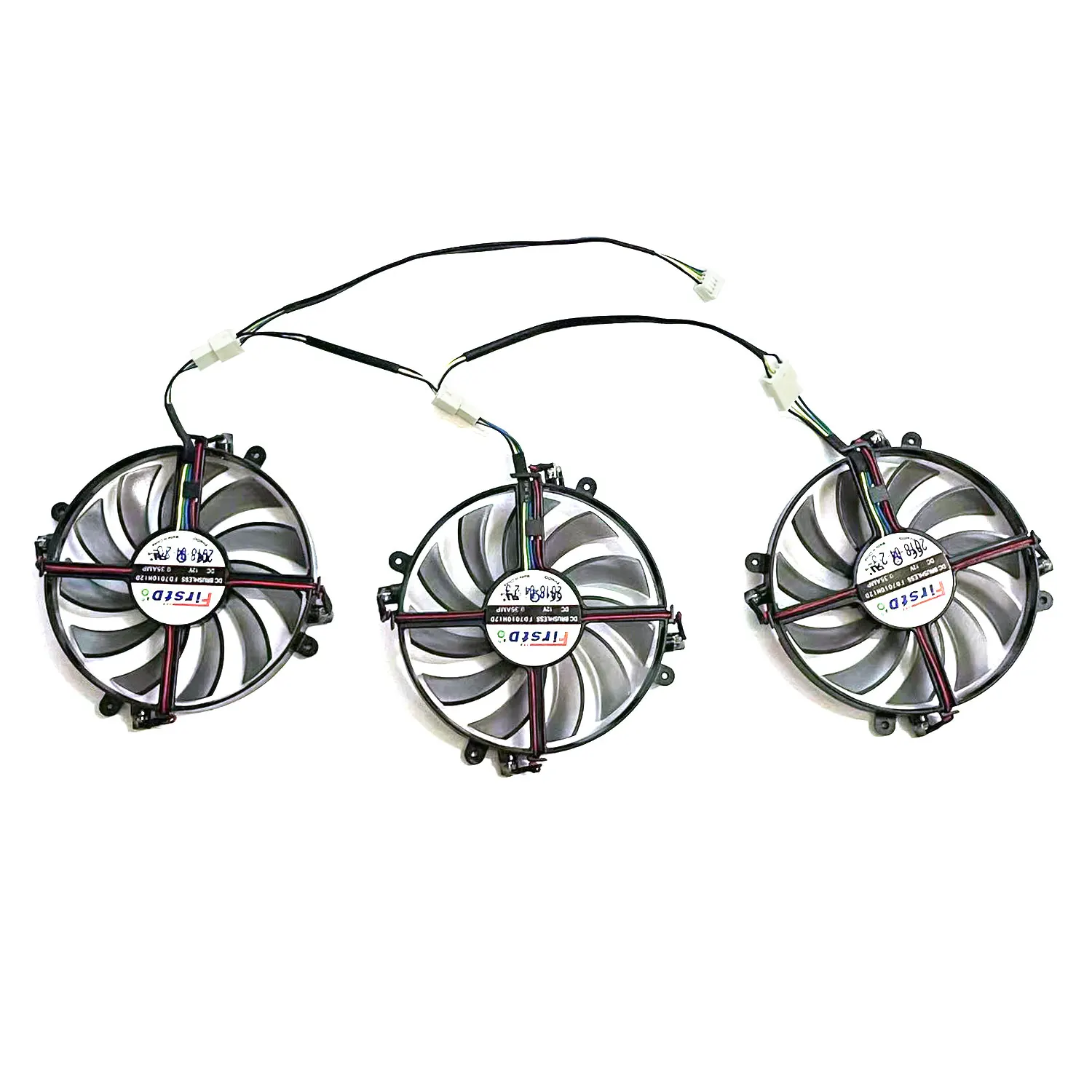 Новый вентилятор для игровой видеокарты FD7010H12D 4PIN GTX1070 1080 GPU PNY Geforce Gtx1070 Xlr8