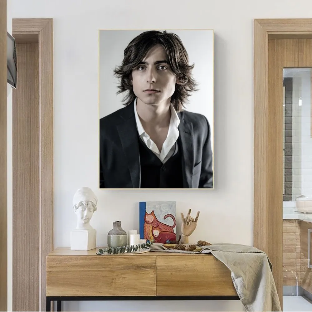 Плакат Aidan Gallagher из крафт-бумаги