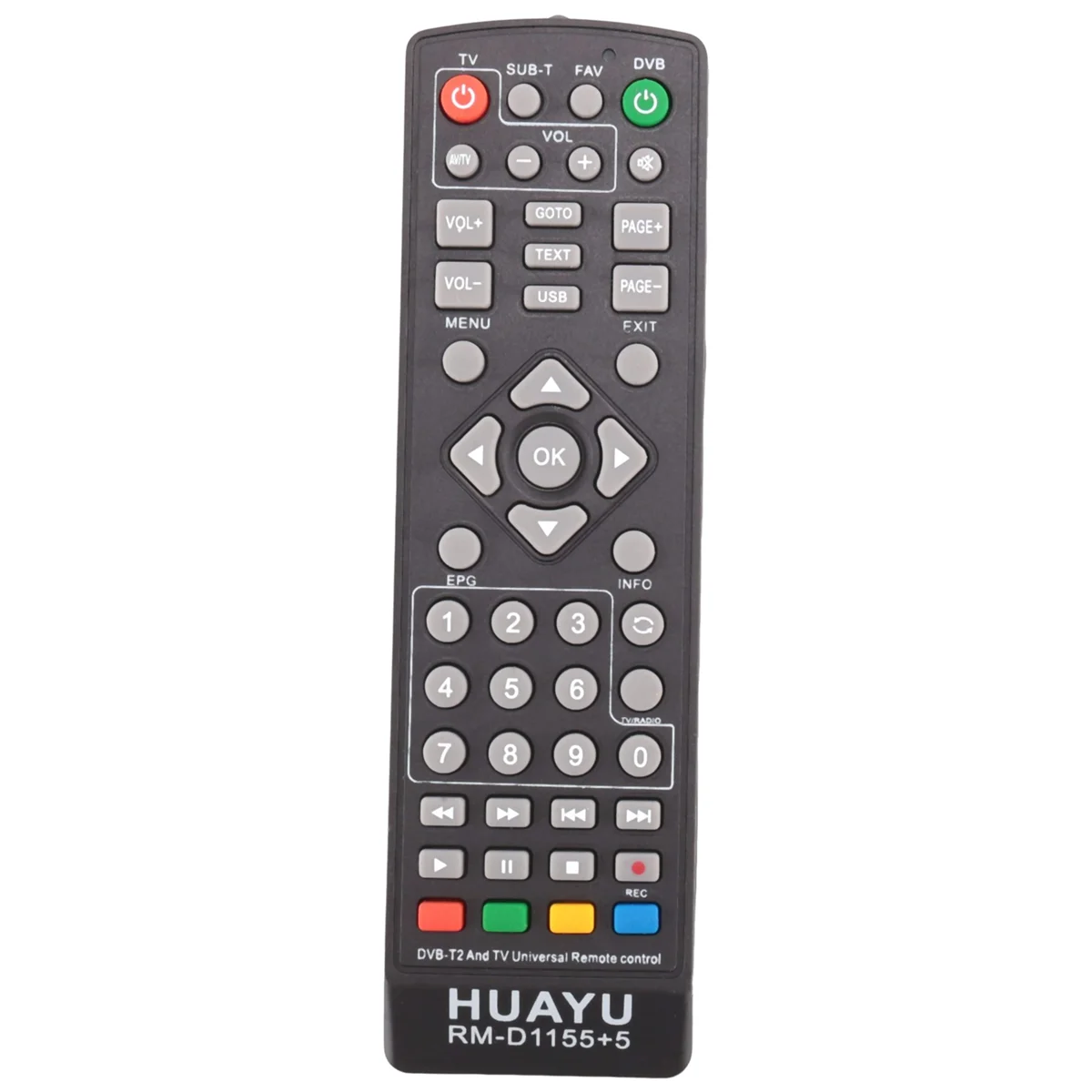 Универсальный пульт дистанционного управления для телевизора HUAYU Dvb-T2 Rm-D1155