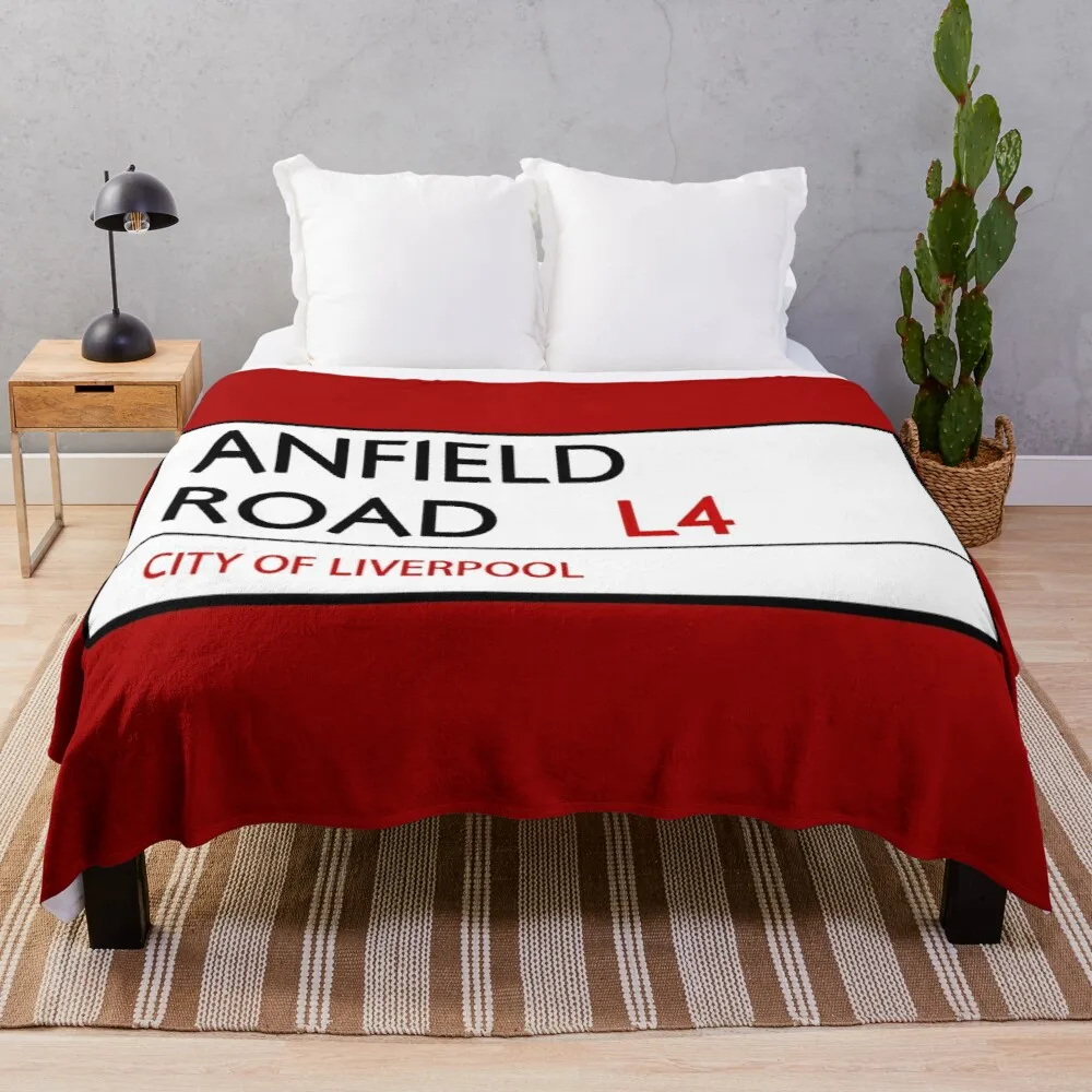 

Anfield Road Throw Blanket blanket luxury brand