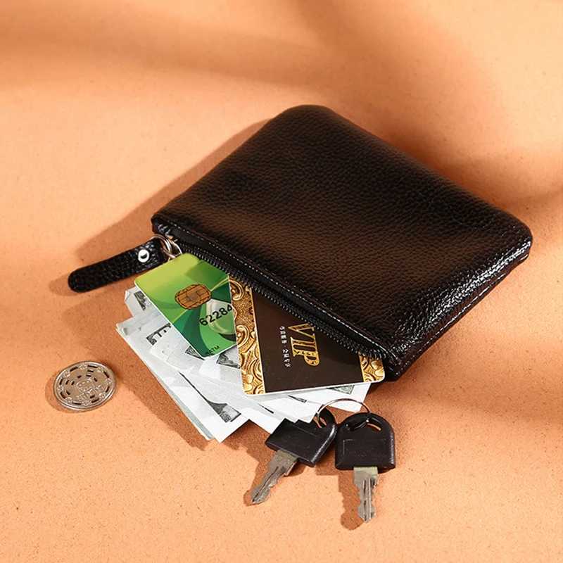 2022 New Mini Coin Purse Female PU Leather Keychain Luxury Brand Designer Women Wallet Small Bag Coin Pouch Bag Wholesale