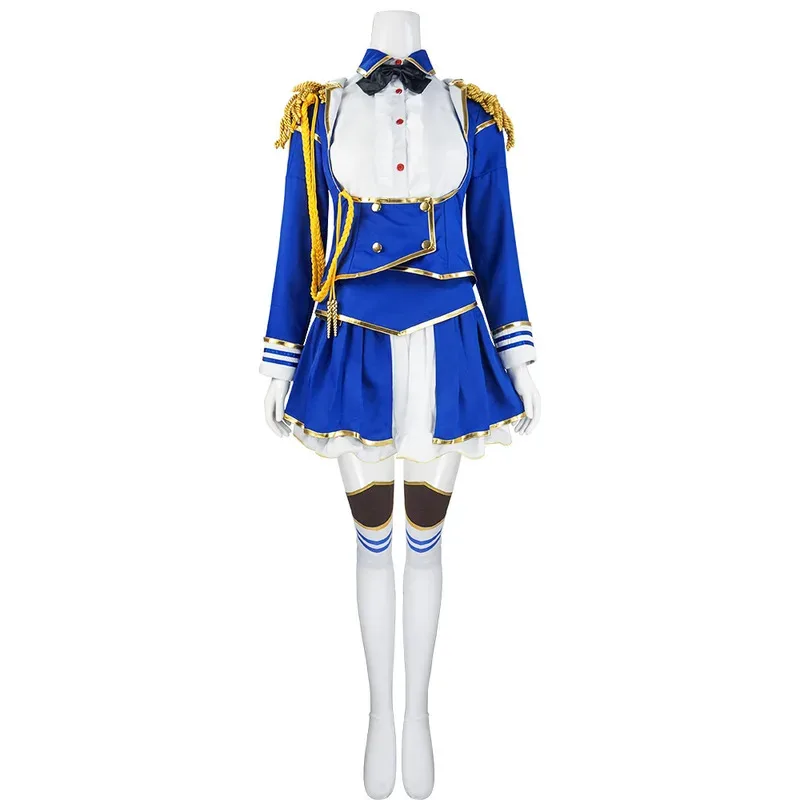 Фото Аниме игра Uma Musume: Pretty Derby Daiwa Scarlet Косплей Костюм Парик Боевая форма Юбка Женщина X;2, F; 5.N №5