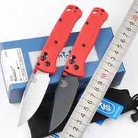benchmade high hardness bm 535 folding knife red plastic handle s30v outdoor folding knife portable tactical pocket knife