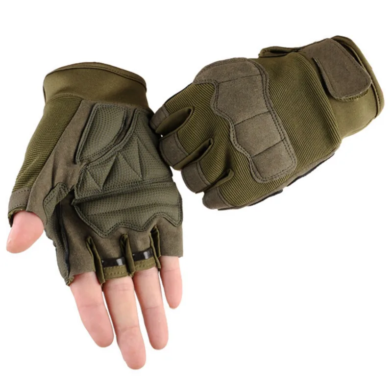 

Модные мотоциклетные перчатки с открытыми пальцами для мужчин, защитное снаряжение для езды на велосипеде, защитные тактические велосипед...