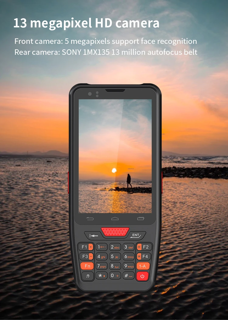 Портативный PDA Android Rugged 4G Wifi Bluetooth RFID Логистика 2D сканер штрих-кода беспроводной