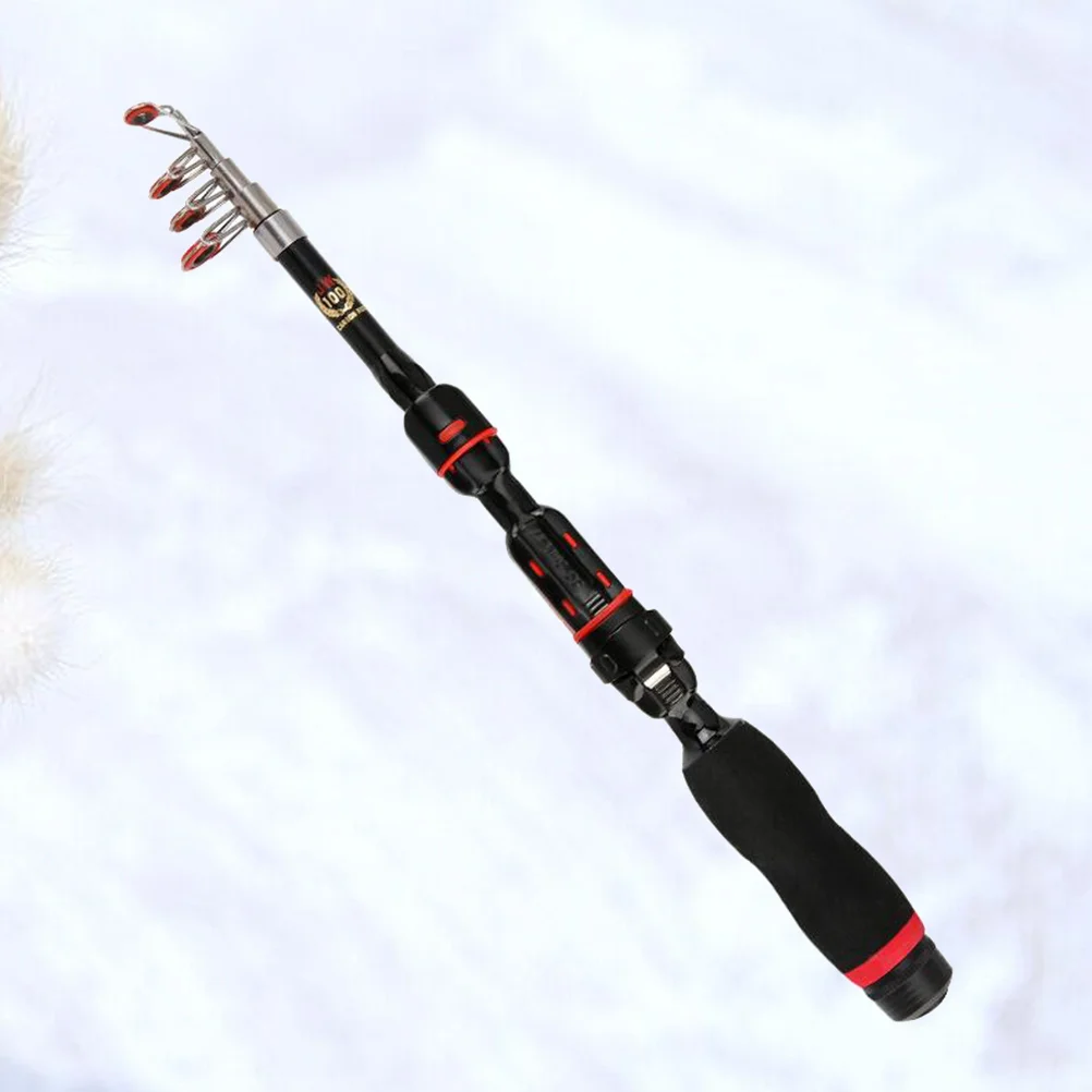 

Pocket Fishing Rod Portable Accessory Ultra Light Suplies Lover Folding Pole Travel