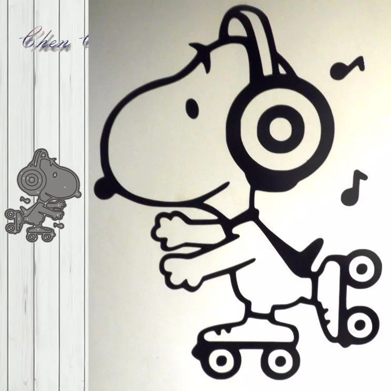 

New Metal Cutting Dies Scrapbooking Dog 1 Craft Supplies Diy Make Photo Album Mould Embossing