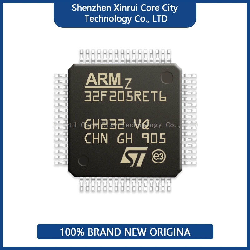 

100% IC STM32F205RET6 STM32F205 STM32F MCU Original Assembled Real ProductProgrammable Microcontroller Module Chips