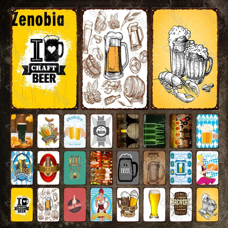 

Классическое Пиво в стиле ретро, металлический жестяной знак, я люблю ремесло, пиво, железная живопись, украшение для бара, паба, клуба, металлический постер для холодного пива