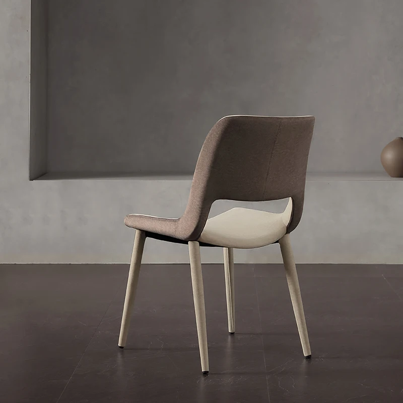 

Cushions Luxury Dining Chairs Modern Legs Minimalist Soft Chair Backrest Restaurant Design Sillas De Comedor Italian Furniture